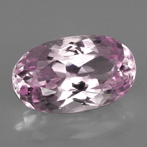 Kunzite Rose naturelle Coupe ovale, 13.09 ct, VVS-VS