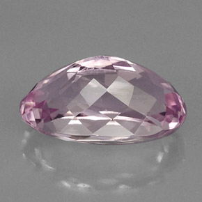 Kunzite Rose naturelle Coupe ovale, 13.09 ct, VVS-VS