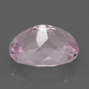 Kunzite rose naturelle coupe ovale, 5,90 ct, VVS