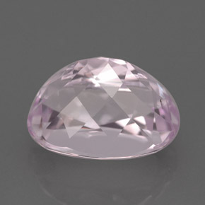 Kunzite rose naturelle coupe ovale, 5,77 ct, VVS-VS