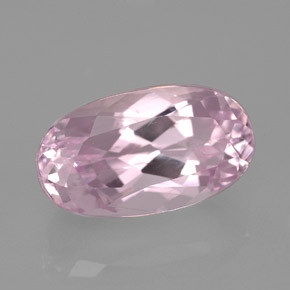 Kunzite Rose naturelle Coupe ovale, 6.60 ct, VVS-VS