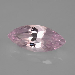 Kunzite rose naturelle marquise, 6,61 ct, VVS-VS