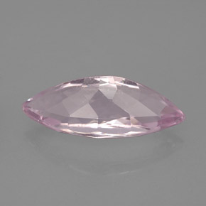 Kunzite rose naturelle marquise, 6,61 ct, VVS-VS