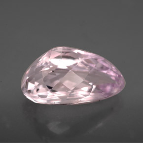 Kunzite Rose naturelle En forme de poire, 5.54 ct, VVS-VS
