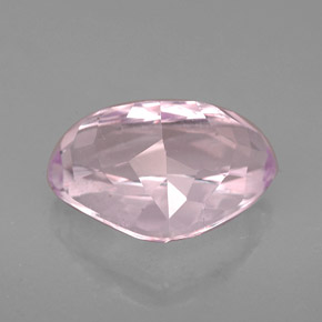 Kunzite rose naturelle en forme de poire, 5,09 ct, VVS-VS