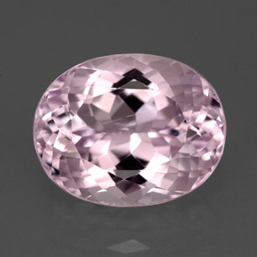 Kunzite Rose naturelle Coupe ovale, 9.61 ct, VVS