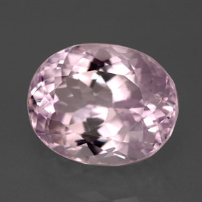 Kunzite Rose naturelle Coupe ovale, 9.61 ct, VVS