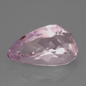 Kunzite rose naturelle en forme de poire, 9,18 ct, VVS-VS