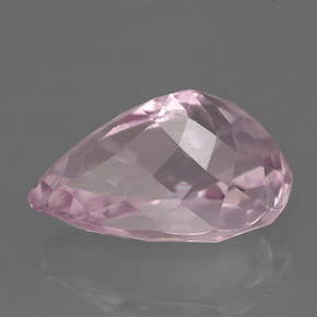 Kunzite rose naturelle en forme de poire, 7,87 ct, VVS-VS