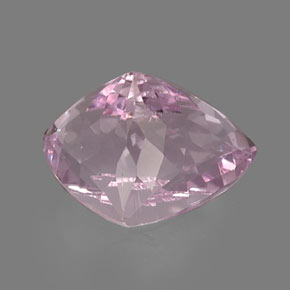 Kunzite rose naturelle trillion, 9,19 ct, VVS-VS