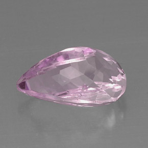 Kunzite rose naturelle en forme de poire, 9,19 ct, VVS-VS