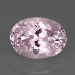 Kunzite Rose naturelle Coupe ovale, 3.21 ct, VVS-VS