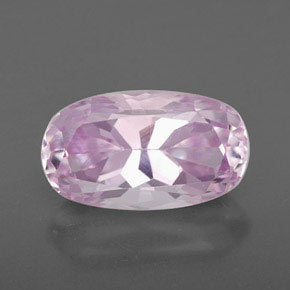 Kunzite rose naturelle coupe ovale, 4,77 ct, VVS