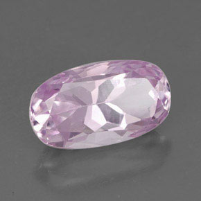 Kunzite rose naturelle coupe ovale, 4,77 ct, VVS