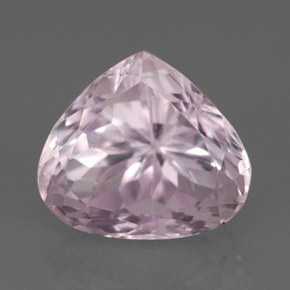 Kunzite rose naturelle en forme de poire, 4,04 ct, VVS-VS