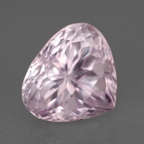Kunzite rose naturelle en forme de poire, 4,04 ct, VVS-VS