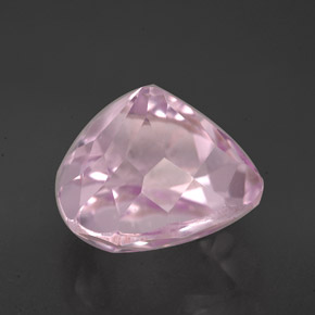 Kunzite Rose naturelle En forme de poire, 4.66 ct, VVS-VS