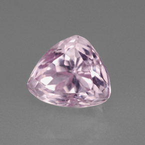 Kunzite rose naturelle trillion, 3,97 ct, VVS-VS