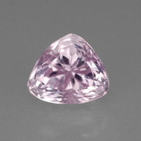 Kunzite rose naturelle trillion, 3,97 ct, VVS-VS