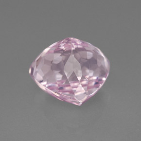 Kunzite rose naturelle trillion, 3,97 ct, VVS-VS