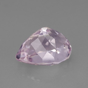 Kunzite rose naturelle en forme de poire, 4,28 ct, VVS-VS
