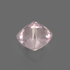 Kunzite rose naturelle trillion, 3,65 ct, VVS-VS