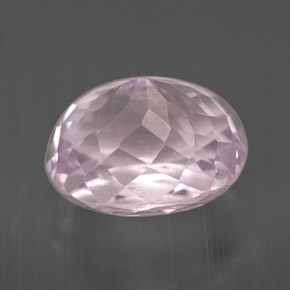 Kunzite Rose naturelle Coupe ovale, 4.07 ct, VVS-VS