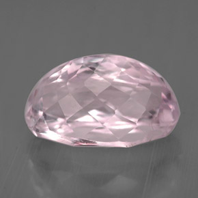 Kunzite Rose naturelle Coupe ovale, 4.06 ct, VVS-VS