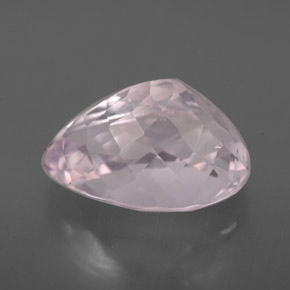 Kunzite rose naturelle en forme de poire, 3,21 ct, VVS-VS