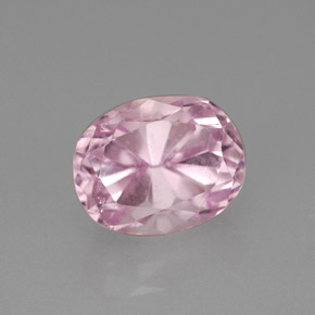 Kunzite Rose naturelle Coupe ovale, 3.73 ct, VS