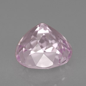 Kunzite rose naturelle coupe ovale, 4,52 ct, VS