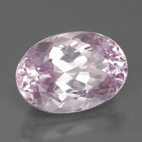 Kunzite Rose naturelle Coupe ovale, 6.71 ct, VVS