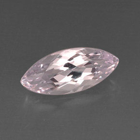 Kunzite rose naturelle marquise, 7,61 ct, VVS-VS