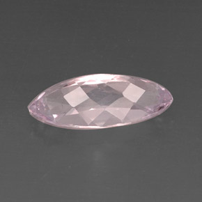 Kunzite rose naturelle marquise, 7,61 ct, VVS-VS