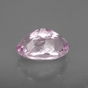 Kunzite rose naturelle coupe ovale, 5,05 ct, VS