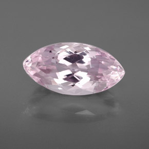 Kunzite rose naturelle marquise, 5,79 ct, VVS-VS