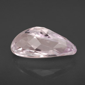 Kunzite rose naturelle en forme de poire, 3,95 ct, VVS
