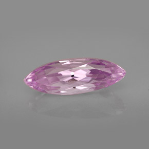 Kunzite rose naturelle marquise, 5,14 ct, VVS-VS