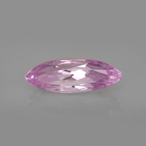 Kunzite rose naturelle marquise, 5,14 ct, VVS-VS