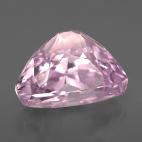 Kunzite rose naturelle forme fantaisie, 4,34 ct, VS
