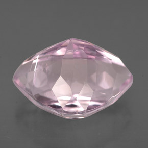 Kunzite rose naturelle forme fantaisie, 4,34 ct, VS