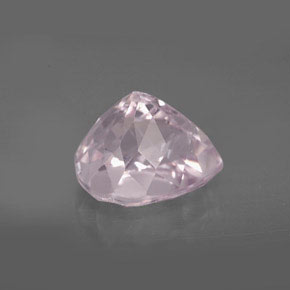 Kunzite rose naturelle en forme de poire, 4,80 ct, VVS-VS