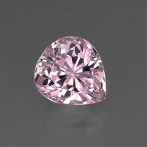 Kunzite rose naturelle en forme de poire, 5,94 ct, VVS-VS