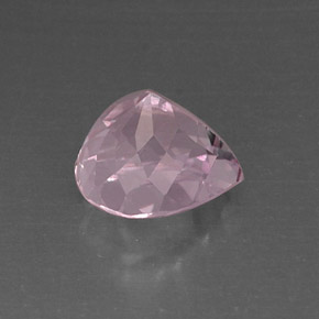 Kunzite rose naturelle en forme de poire, 5,94 ct, VVS-VS