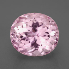 Kunzite Rose naturelle Coupe ovale, 8.17 ct, VVS-VS