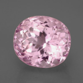 Kunzite Rose naturelle Coupe ovale, 8.17 ct, VVS-VS