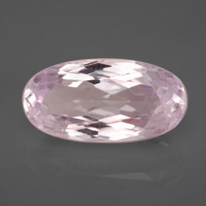 Kunzite Rose naturelle Coupe ovale, 7.01 ct, VS