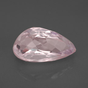 Kunzite rose naturelle en forme de poire, 4,42 ct, VVS-VS