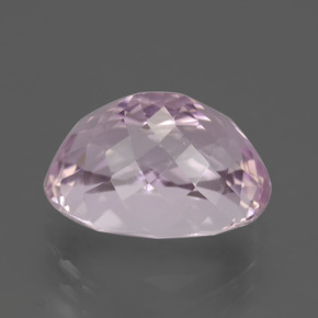 Kunzite rose naturelle coupe ovale, 6,71 ct, VS