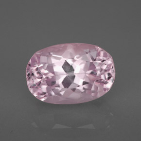 Kunzite rose naturelle coupe coussin, 4,28 ct, VVS-VS